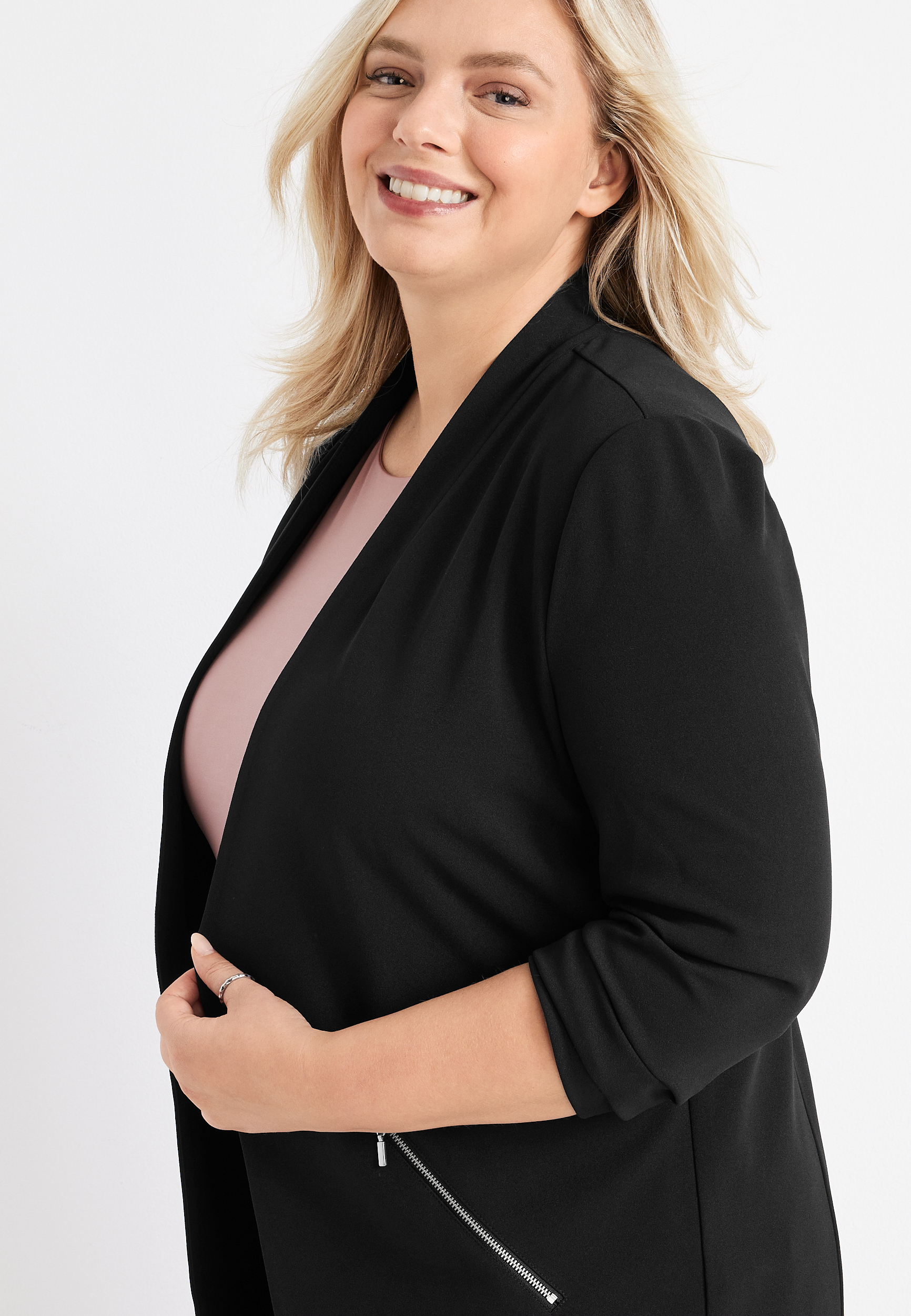 Plus Size Ever Go Blazer, C106, large