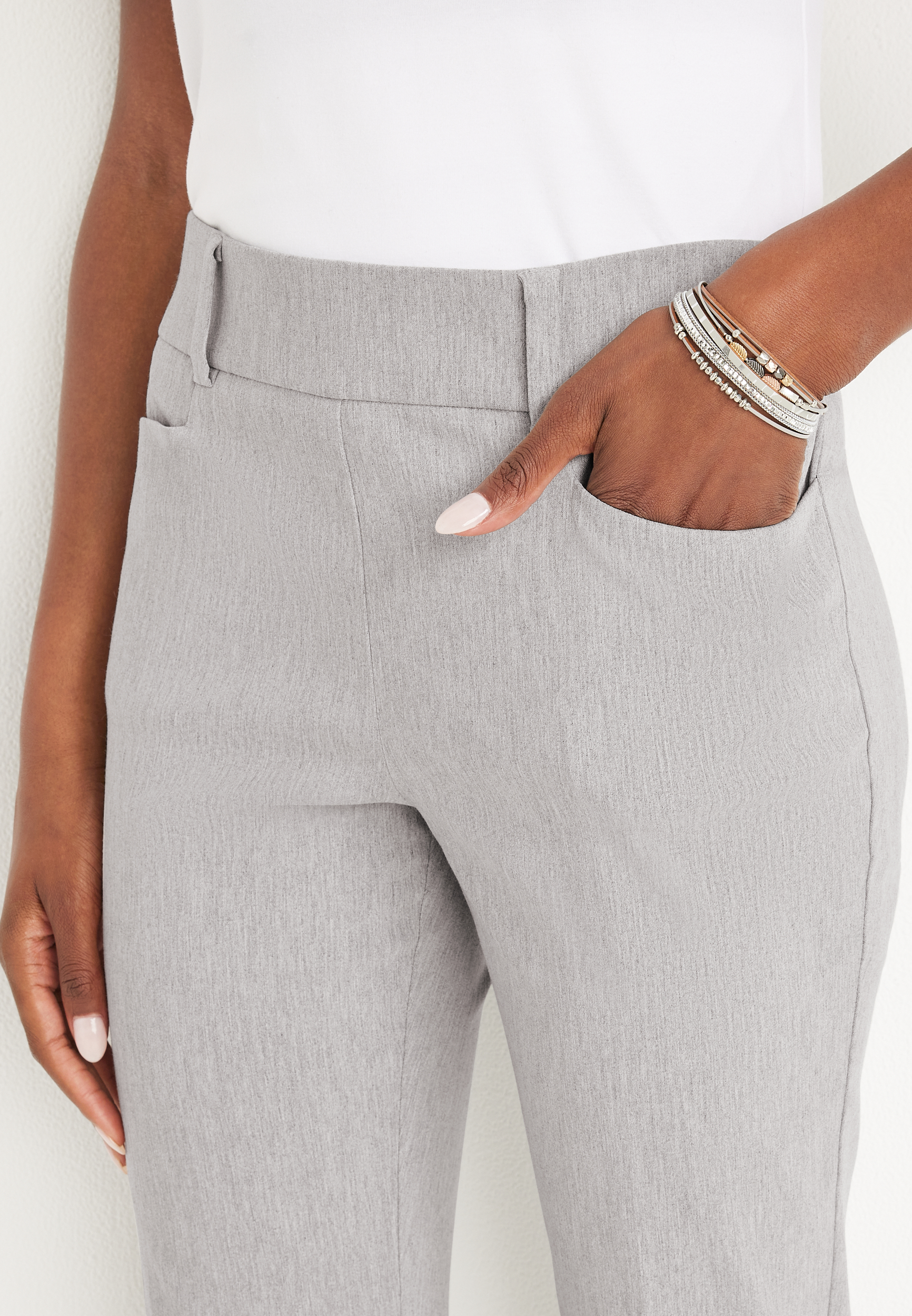 Bengaline Mid Rise Bootcut Pant, C3516, large