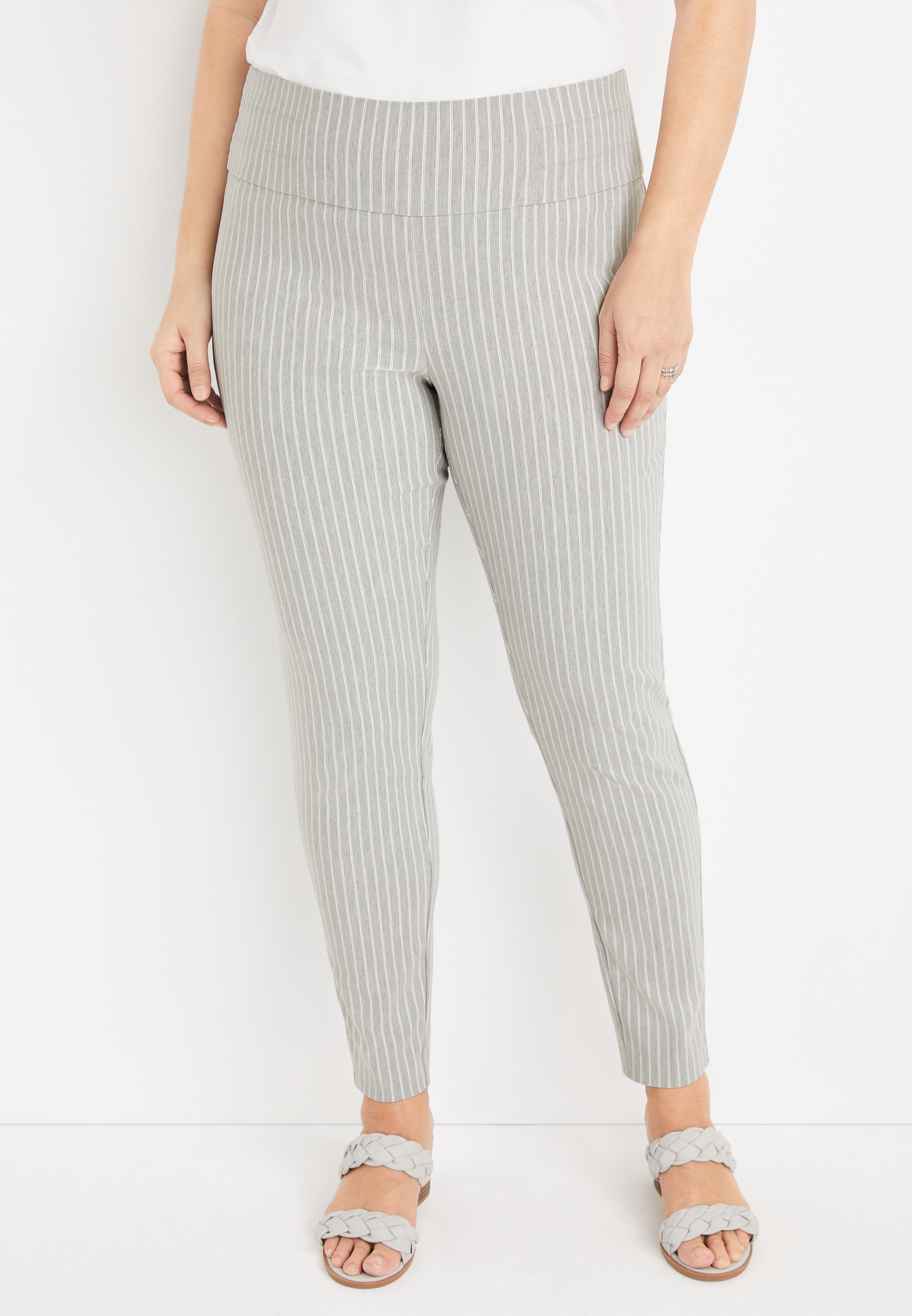 mid rise skinny dress pants