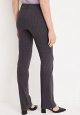 Printed Bengaline Bootcut Pant, , small