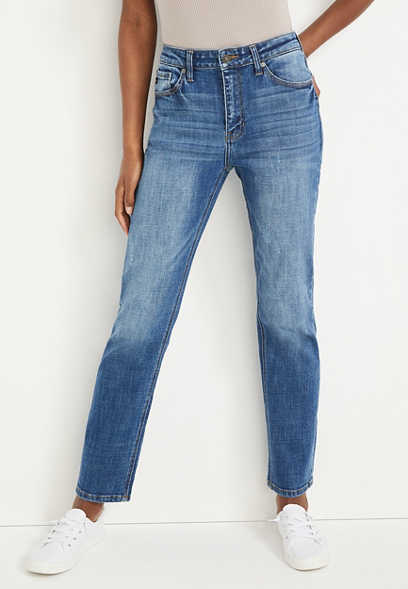 KanCan™ High Rise Straight Ankle Jean