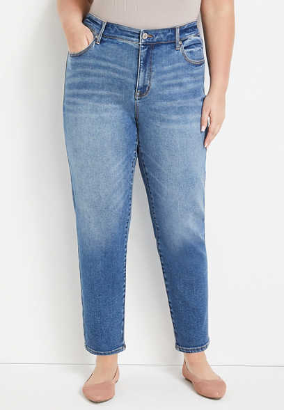 Plus Size m jeans by maurices™ Vintage High Rise Mom Jean