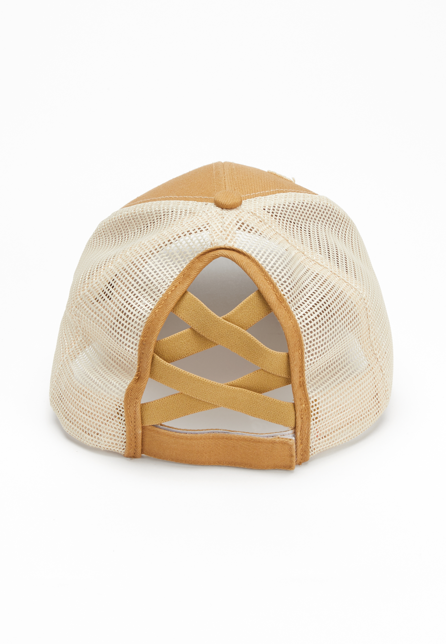Criss Cross Back Baseball Hat, , large