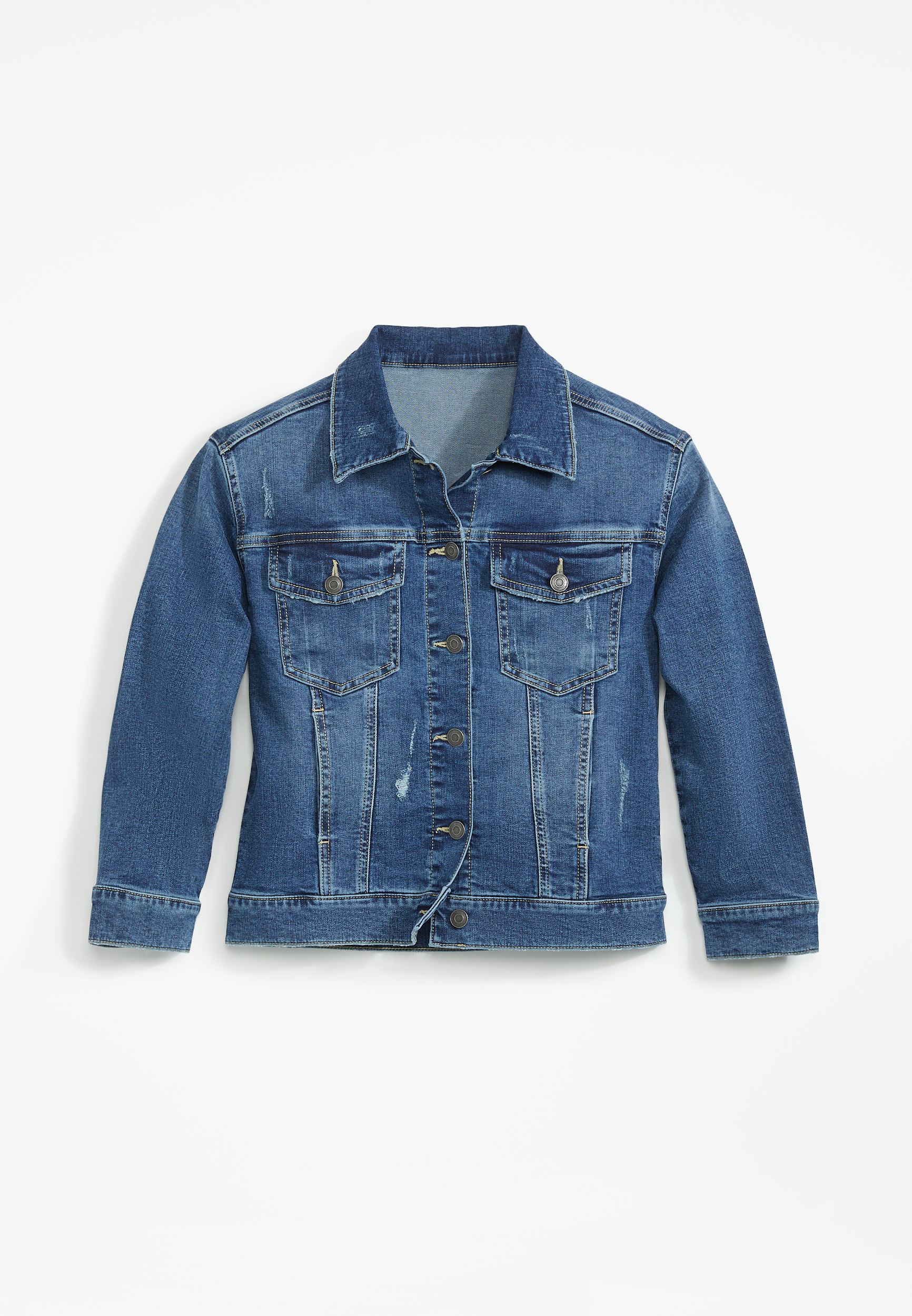 Girls Oversized Denim Jacket | maurices