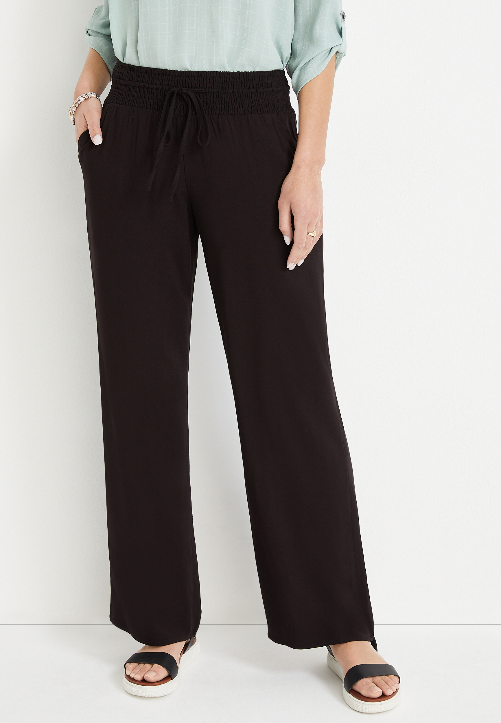 Breeze Palazzo Wide Leg Pant | maurices