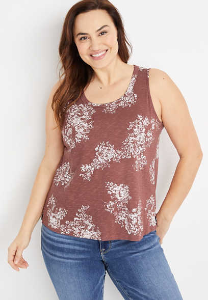 Plus Size 24/7 Forever Scoop Neck Tank Top
