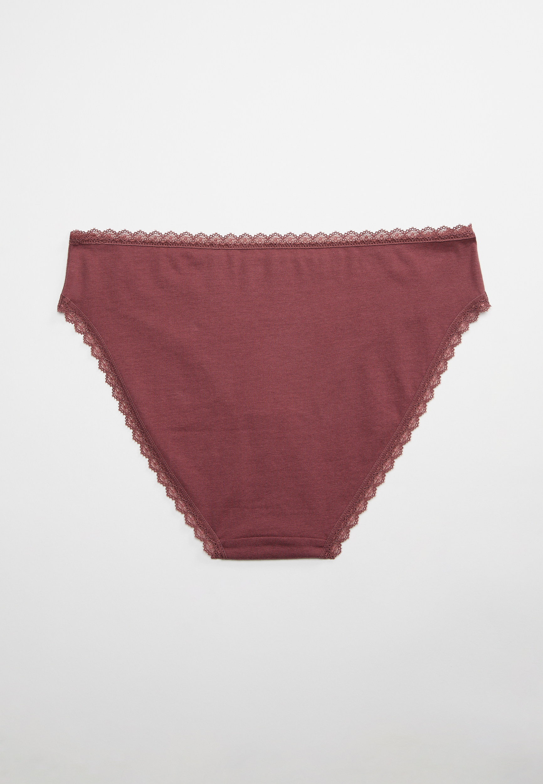 Simply Comfy Lace Trim Cotton Bikini Panty