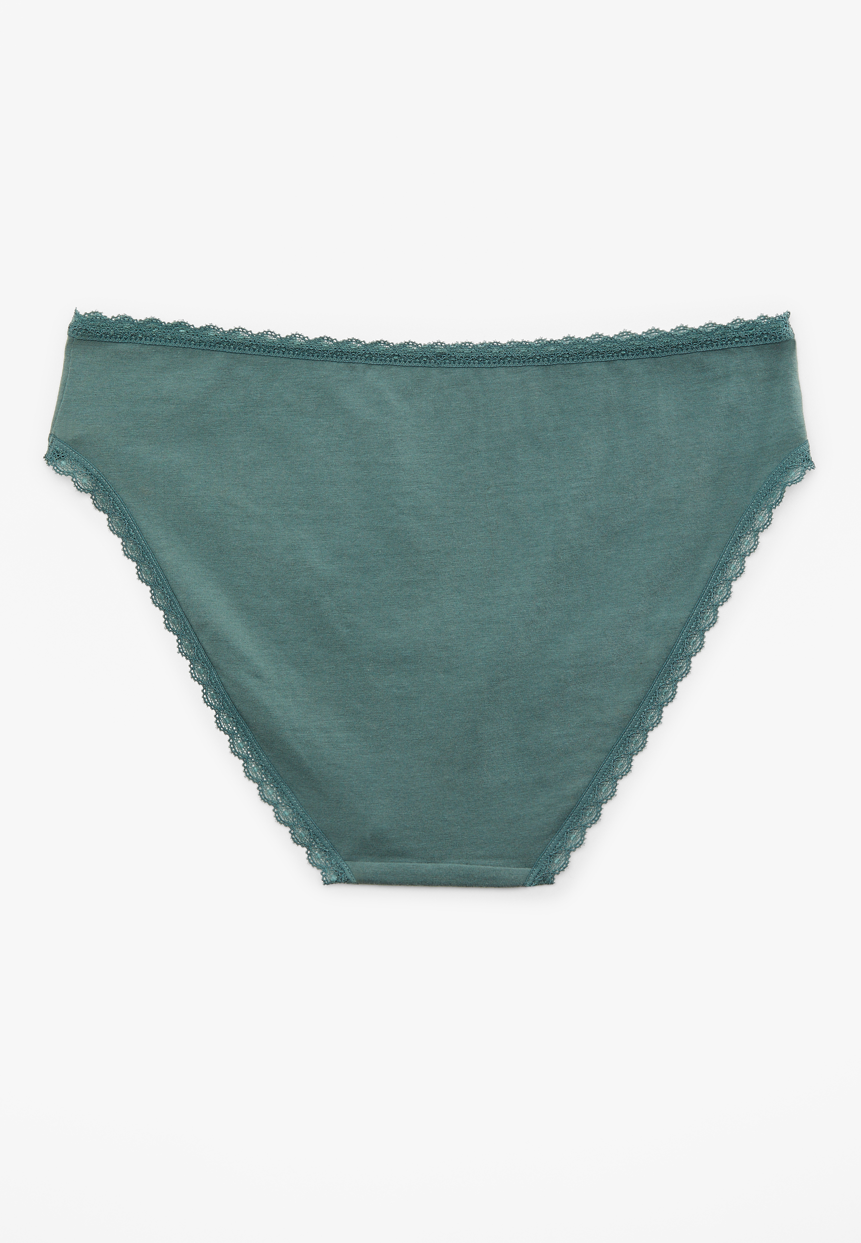 Simply Comfy Lace Trim Cotton Bikini Panty, , large