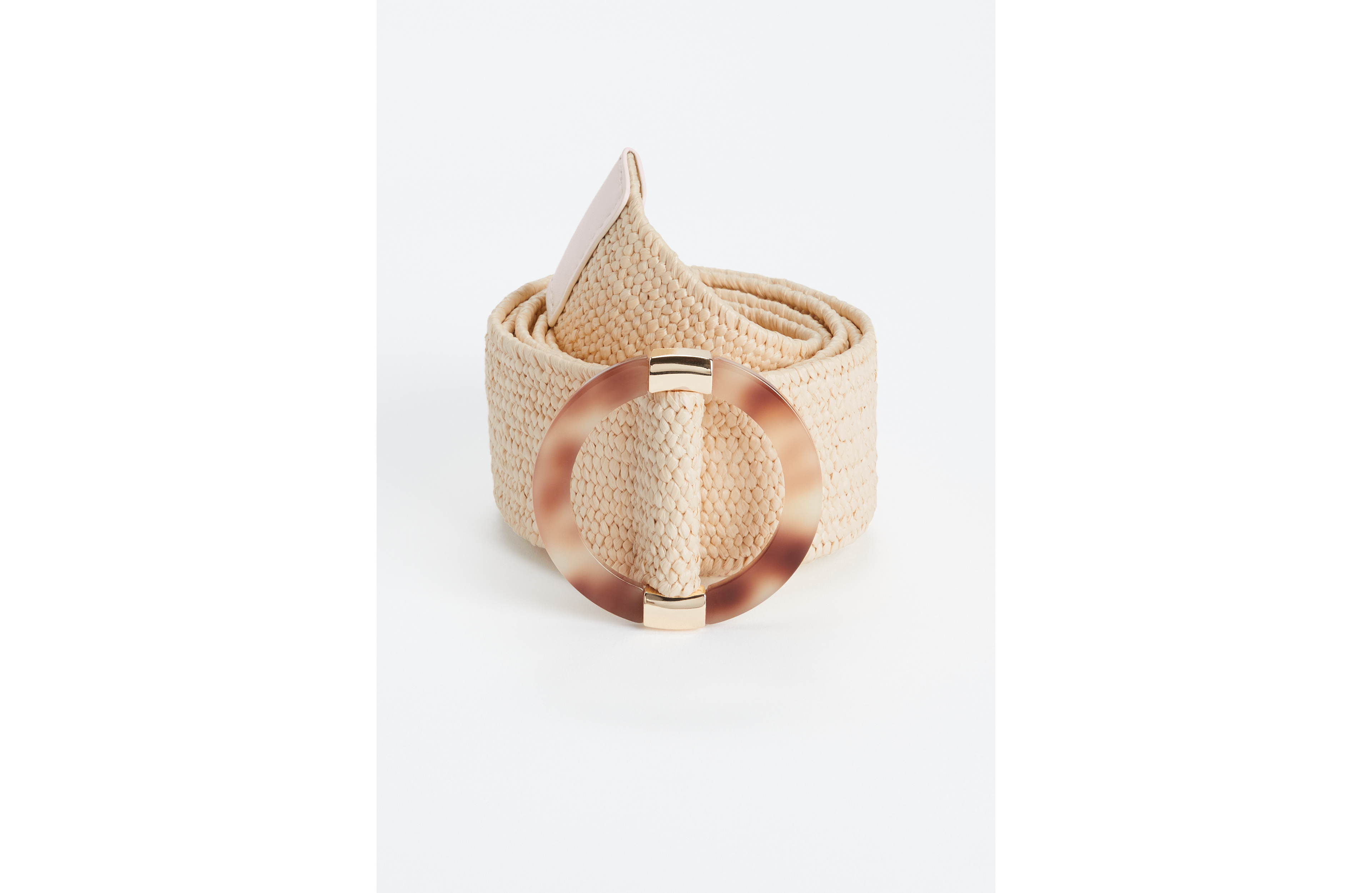 Plus Size Raffia Stretch Belt