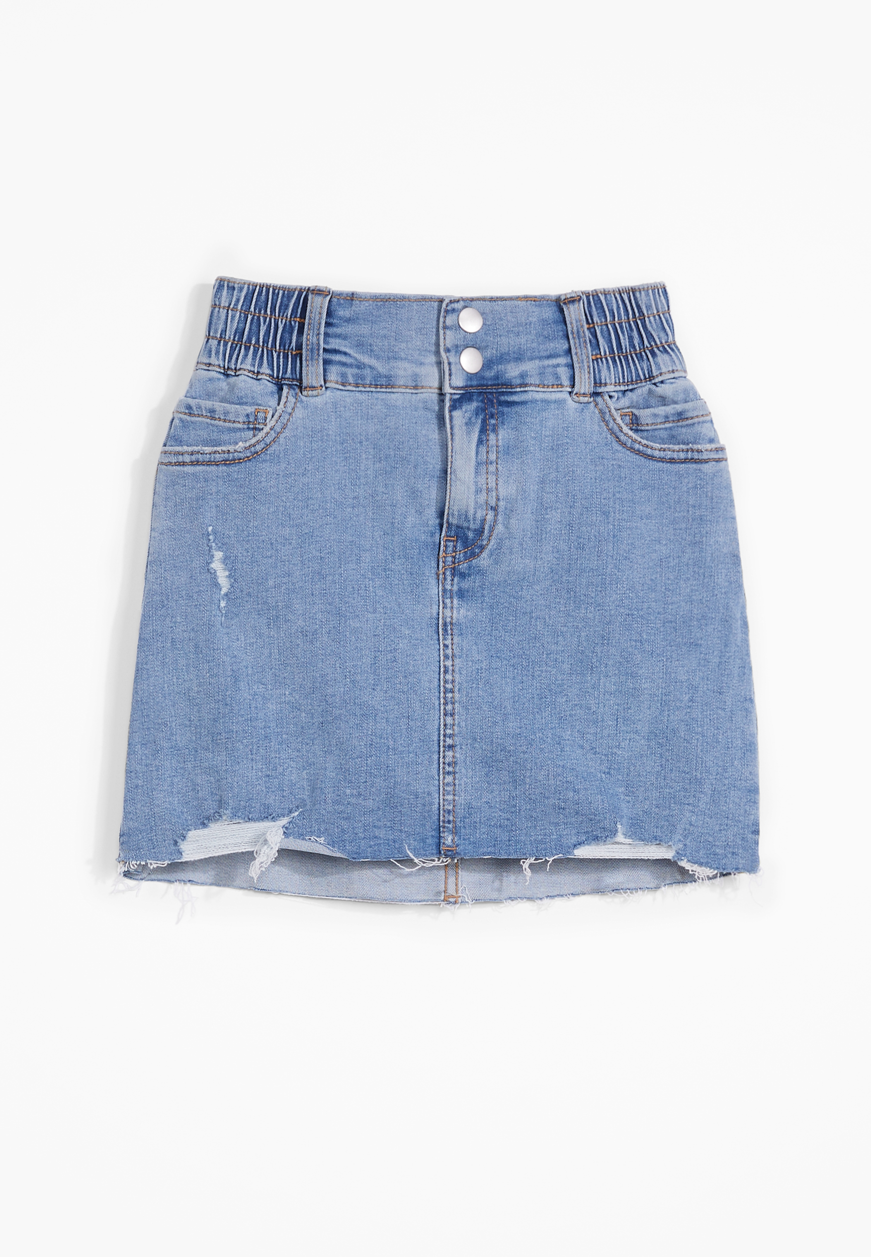 Girls Paperbag Denim Skirt | maurices