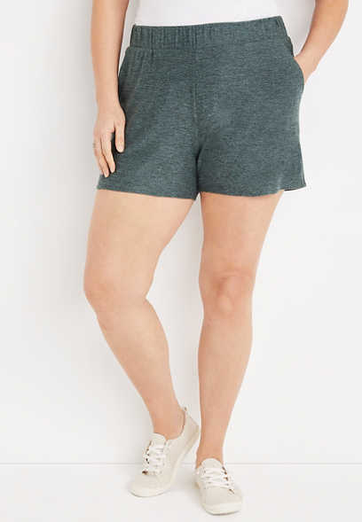 Plus Size Lakeside Super Soft Mid Rise 5in Short