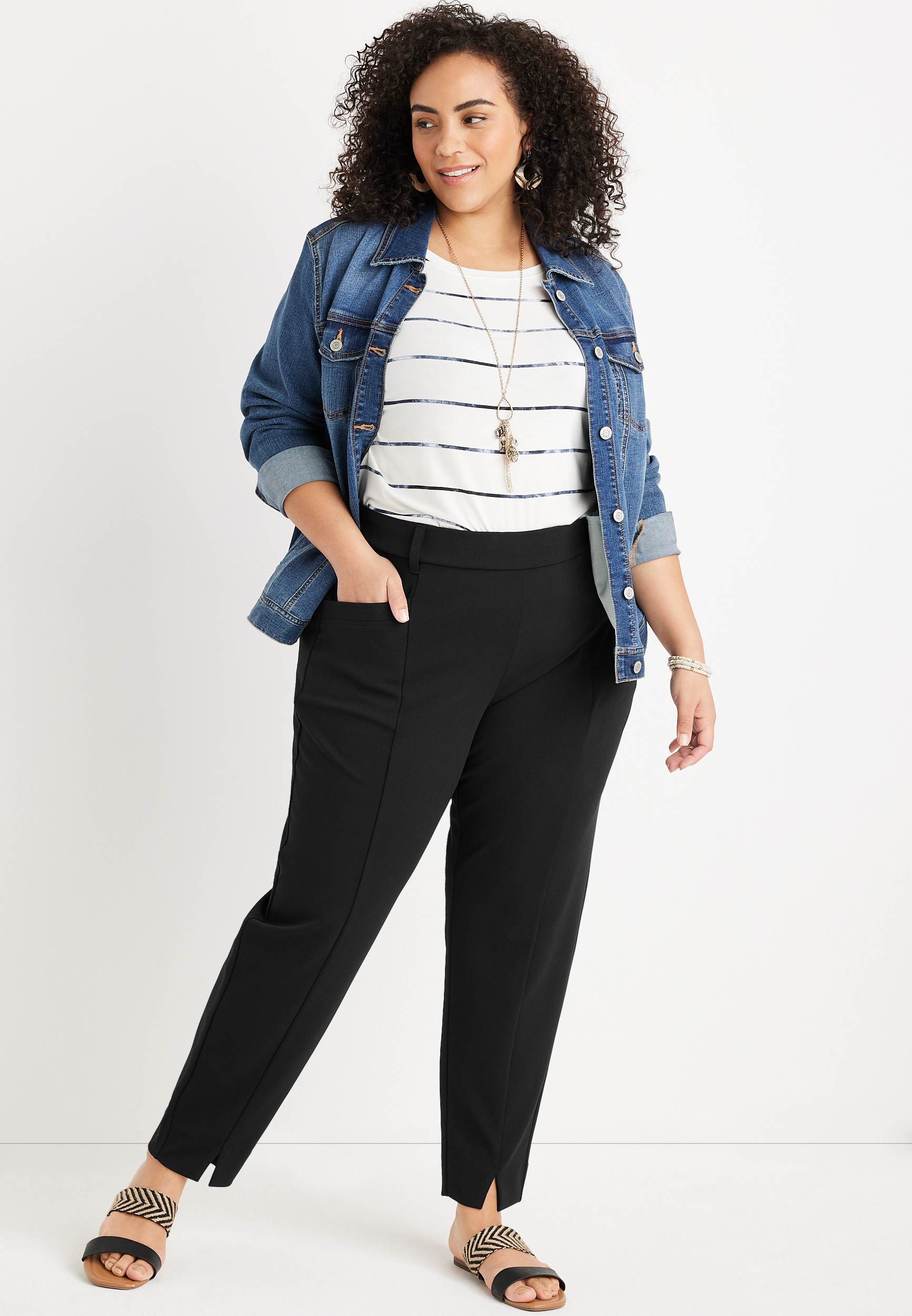 Plus Size Ever Go Slim Taper Pant, C106, large
