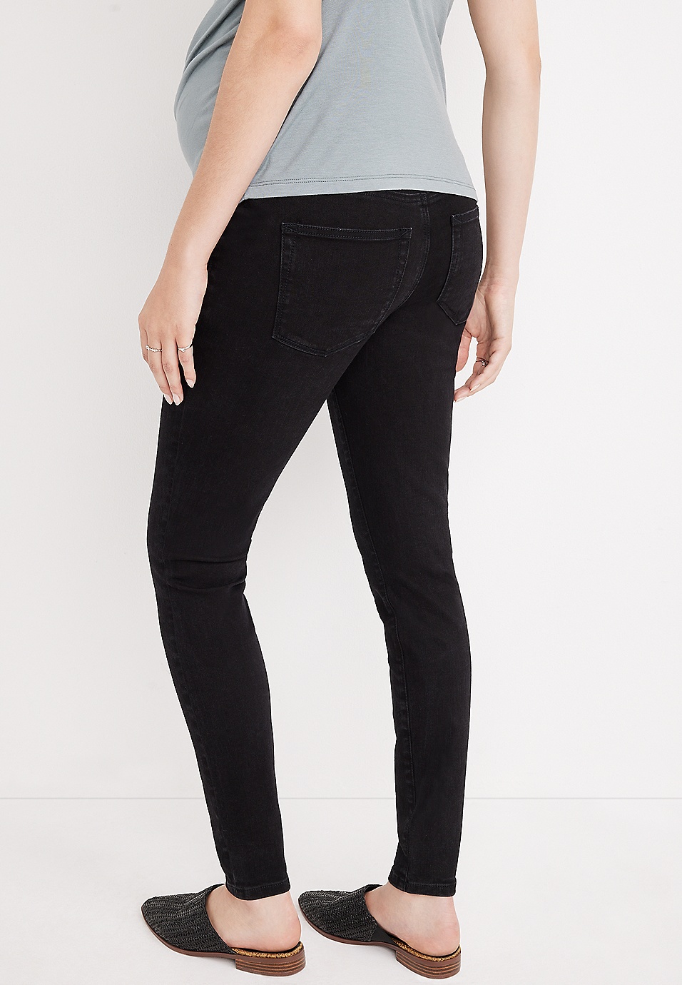 m jeans by maurices™ Over The Bump Black Maternity Jegging