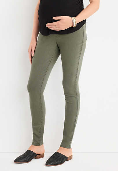 m jeans by maurices™ Over The Bump Colored Maternity Jegging