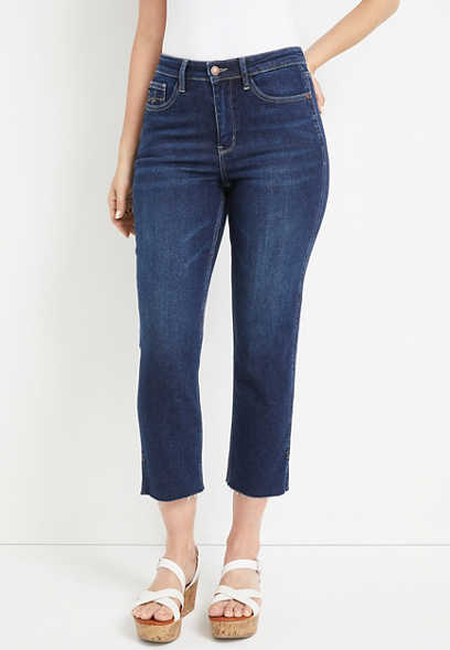 Judy Blue® High Rise Straight Cropped Jean