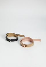2 Pack Skinny Belt Set, C7368, small