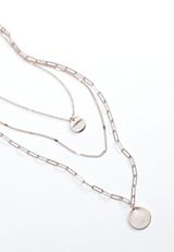 Atwood Rose Gold Mix Chain Drape Necklace, , small