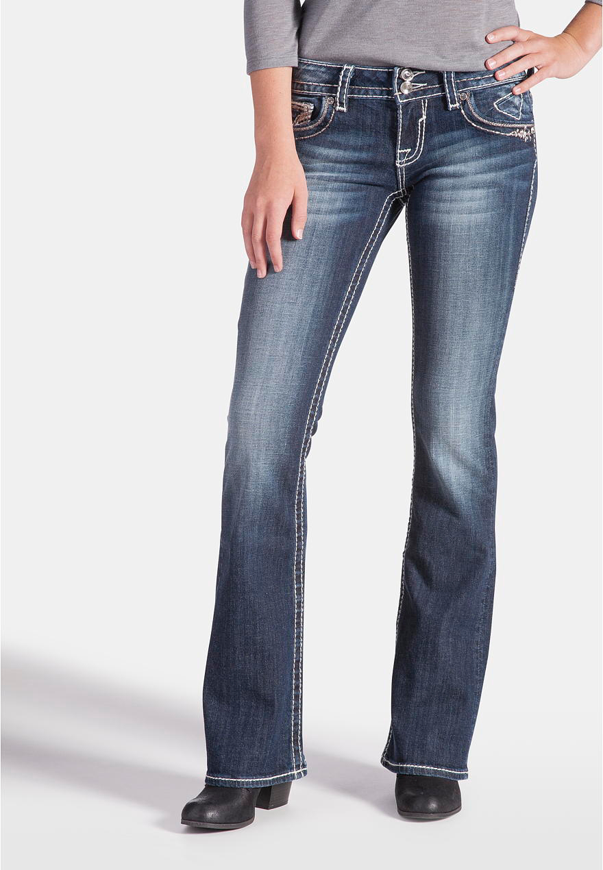 Bootcut Jeans Girls at Rs 340/piece, Boot Cut Jeans in Ulhasnagar