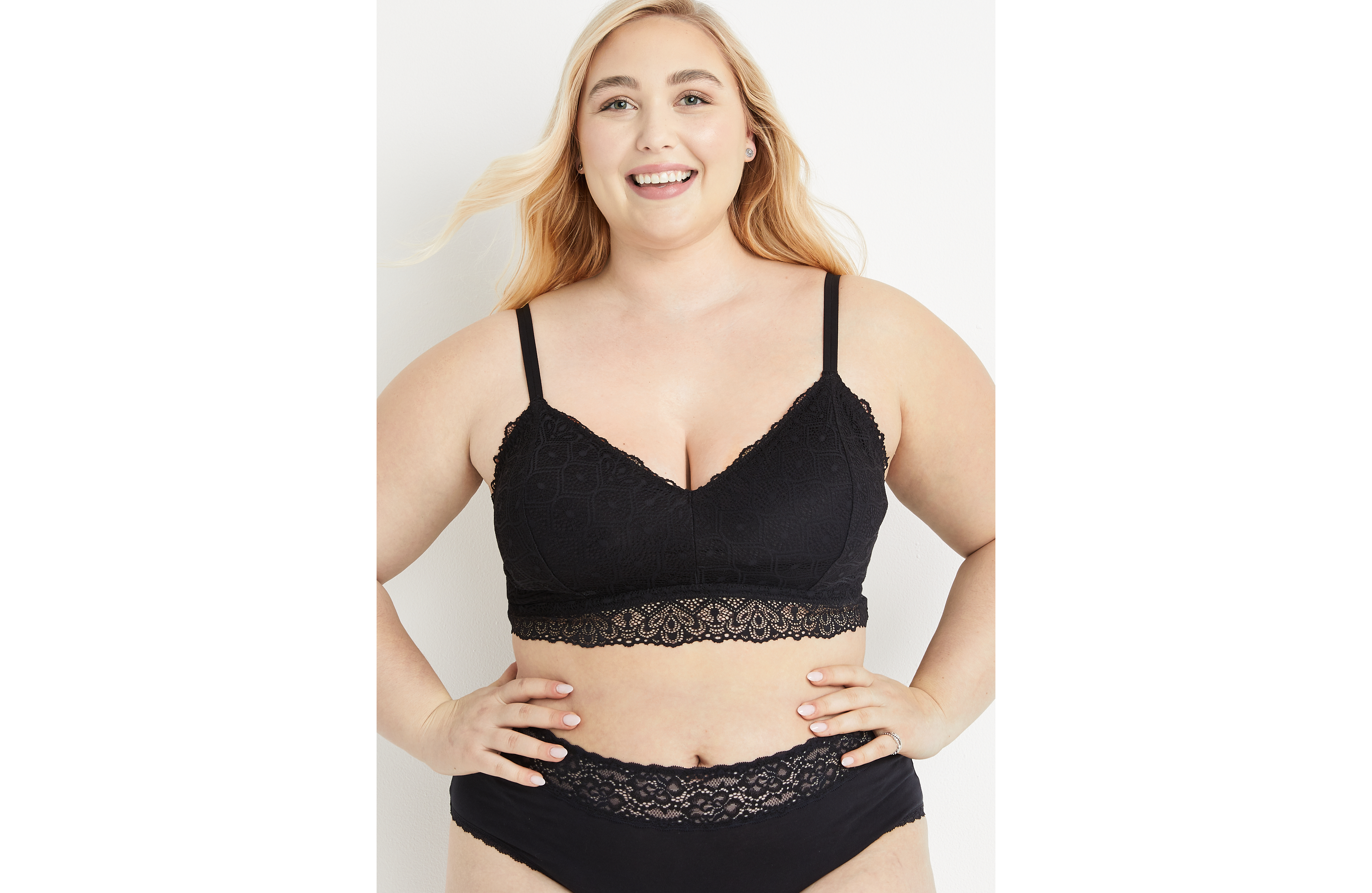 Vintage Lace Simple Strap Bralette