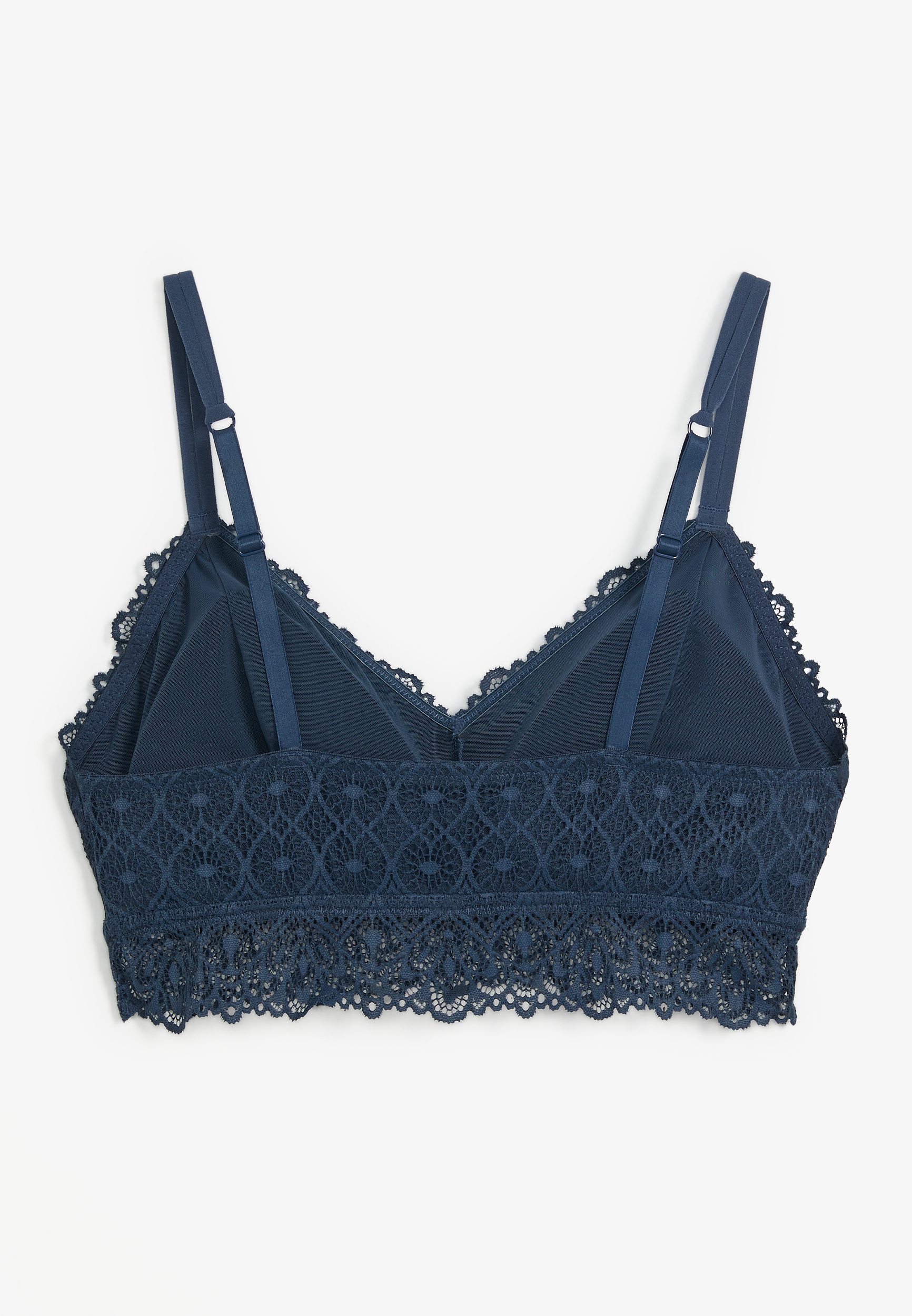 Vintage Lace Simple Strap Bralette, C1505, large
