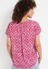 Delton Zipper Back Blouse, C6030, small