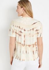 24/7 Flawless Tie Dye Crew Neck Boyfriend Crop Tee, , small