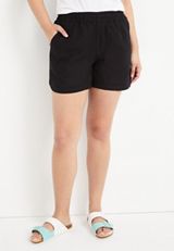 Dockside 4.5in Linen Dolphin Short, BLACK, small
