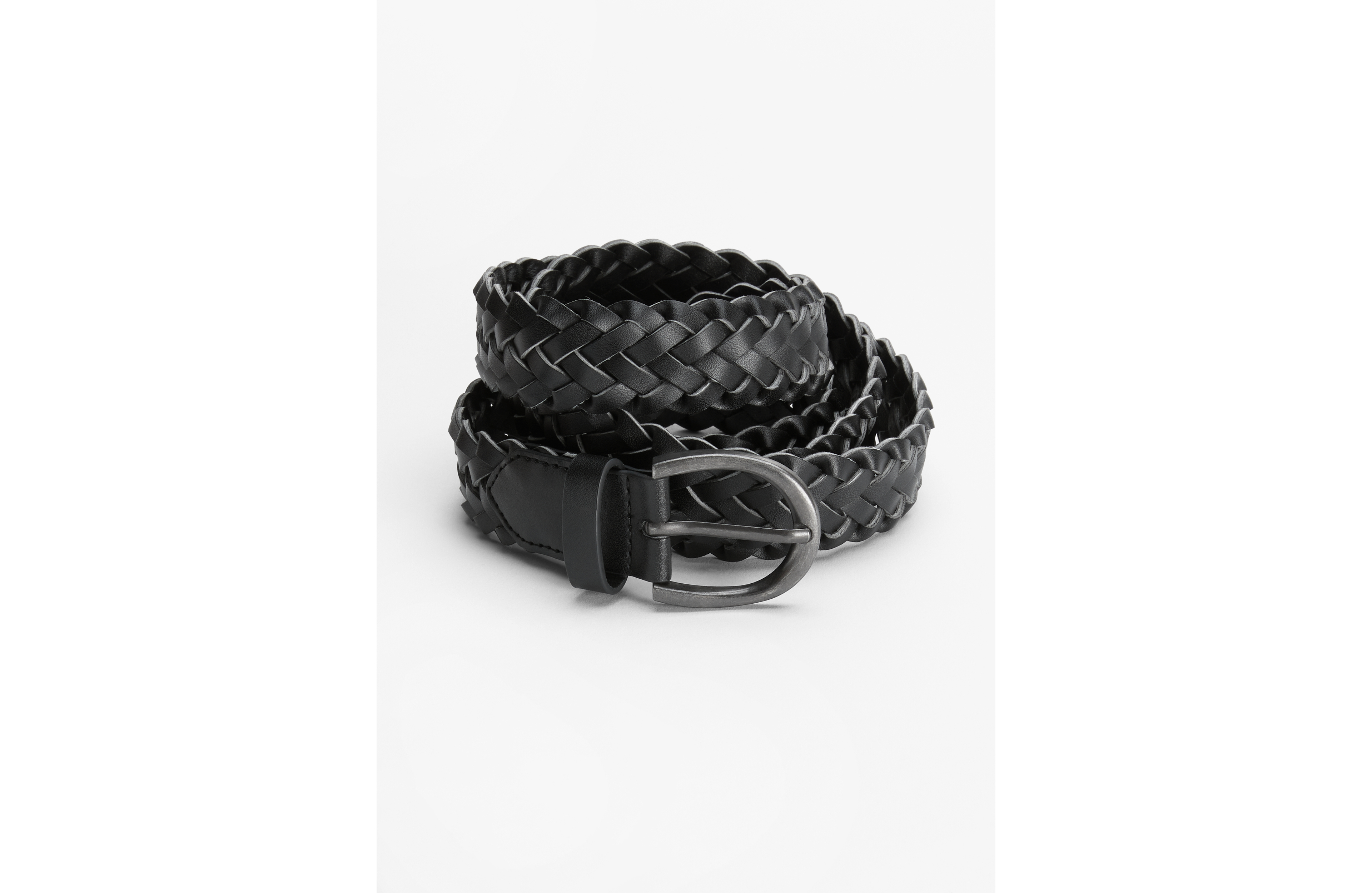 Plus Black Braided Belt