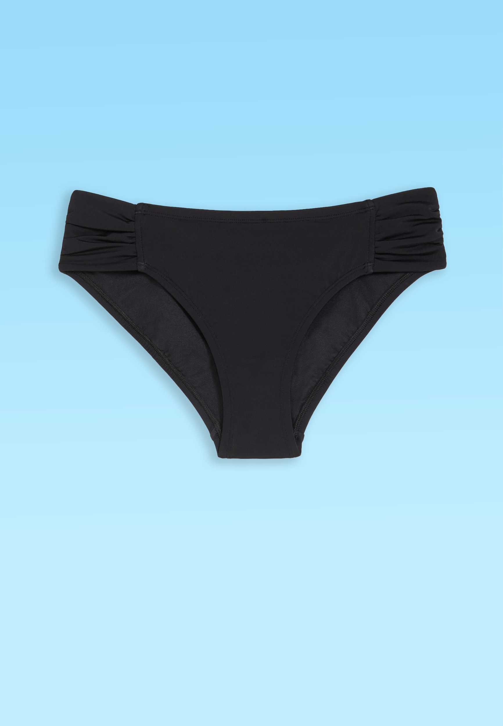 Ruched Side Hipster Bikini Bottom