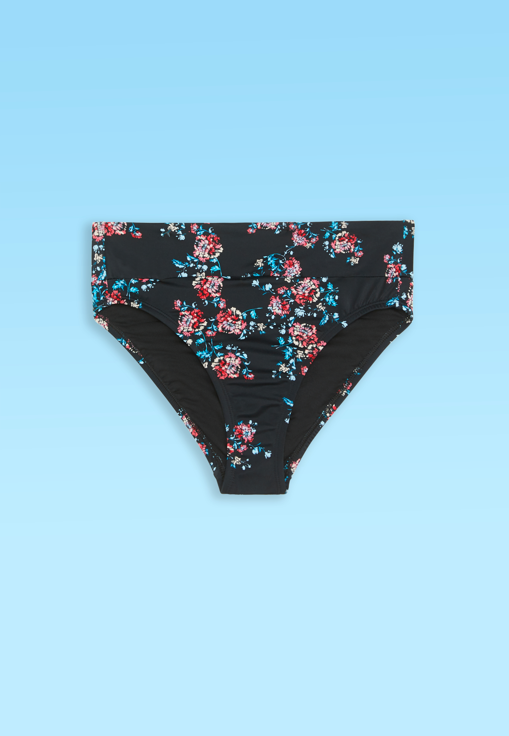 American Beach&trade; Banded High Waisted Bikini Bottom, , large