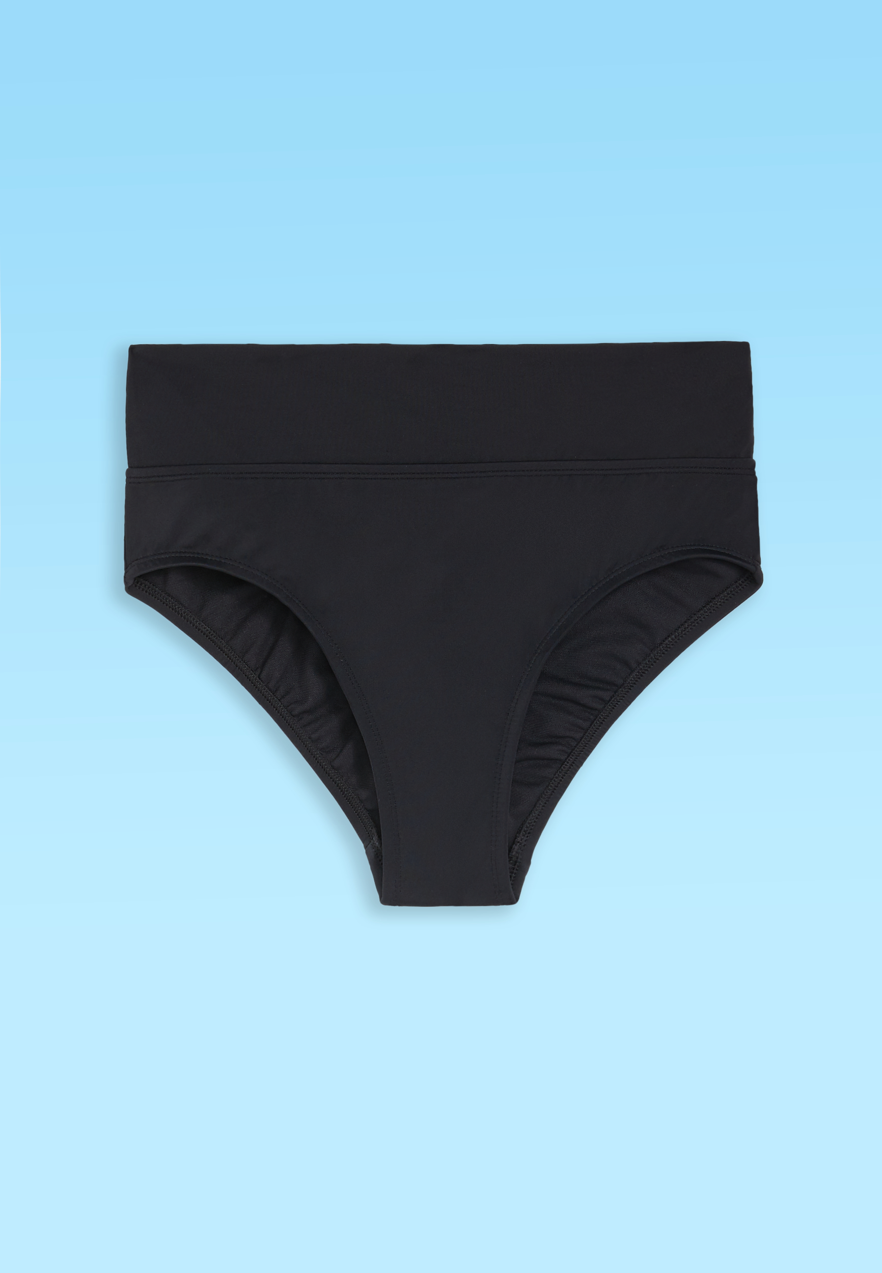 Fold Over High Waist Bikini Bottom, C106, large