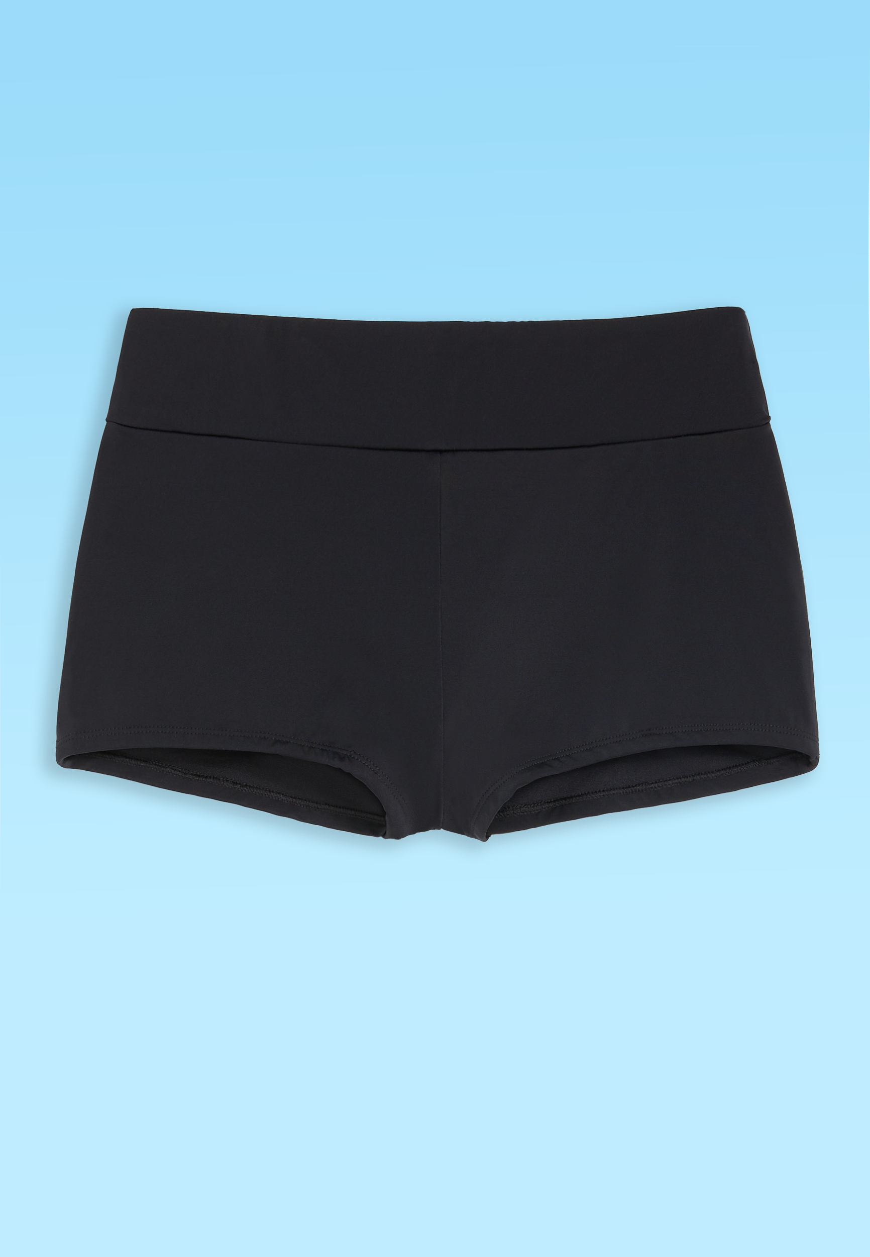 HFS American Beach&trade; Black Banded High Waisted Boyshort, C106, large