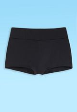 HFS American Beach&trade; Black Banded High Waisted Boyshort, C106, small
