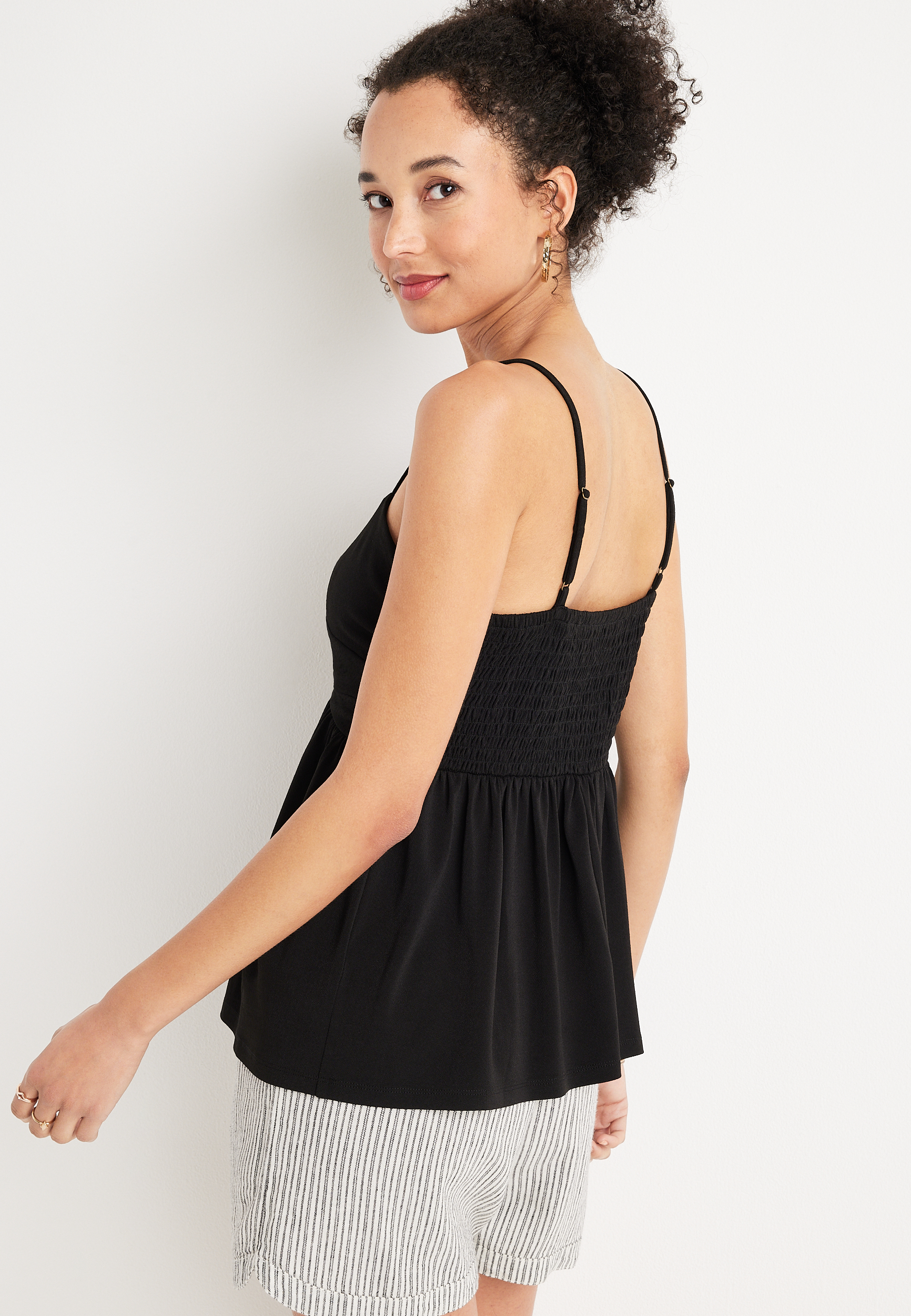 Front Twist Babydoll Cami, C106, large