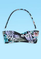 Cinched Front Bandeau Bikini Swim Top, C1756, small