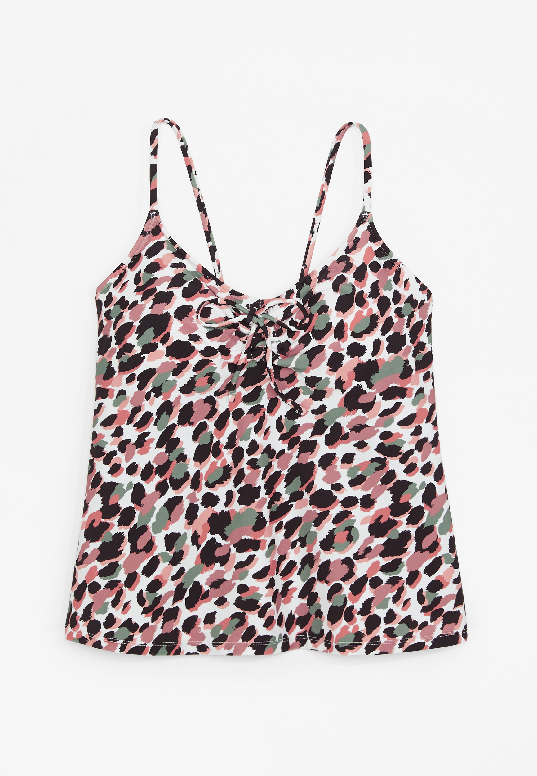 Cinched Front Tankini Swim Top