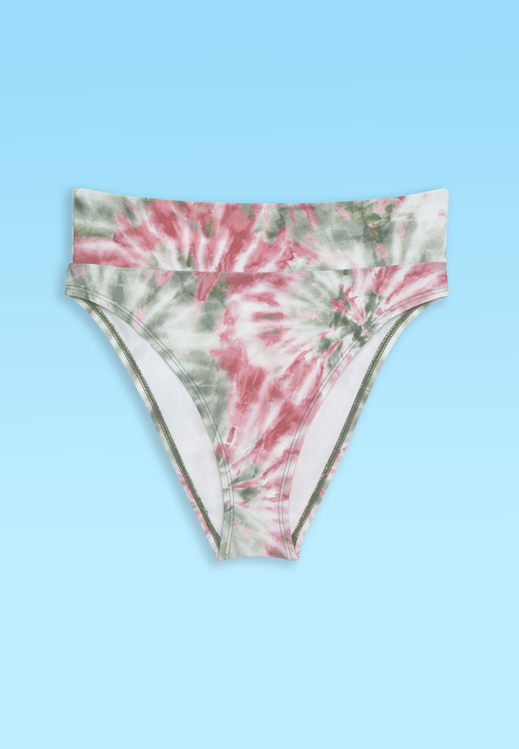 Wide Band High Waist Bikini Bottom, C9653, large