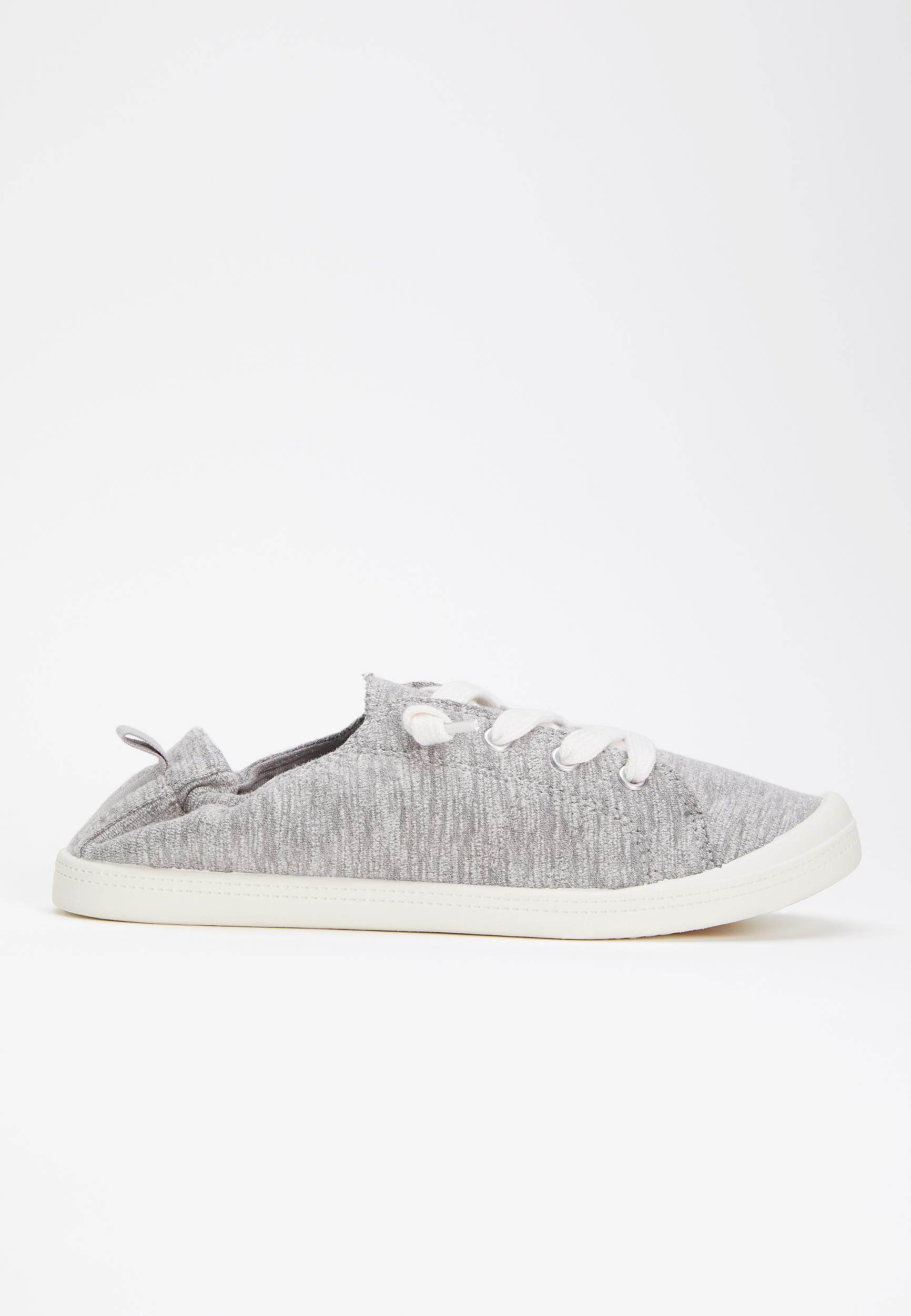 Mariah Gray Scrunch Back Sneaker, GRAY, large