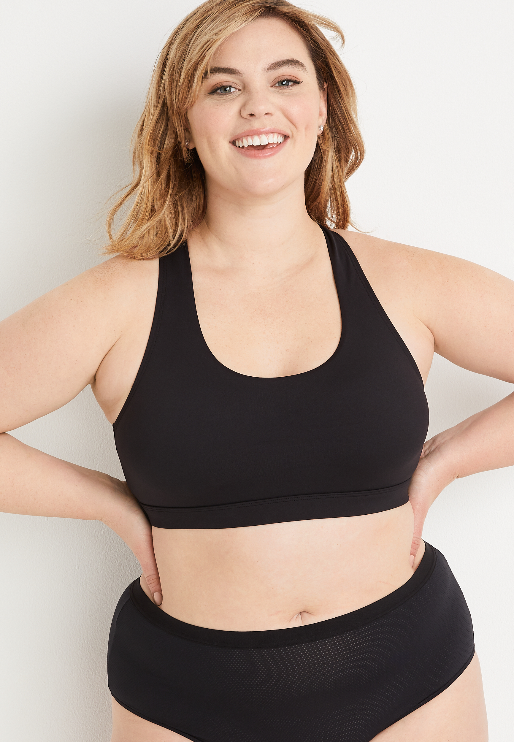 Active Keyhole Back Bralette, C106, large