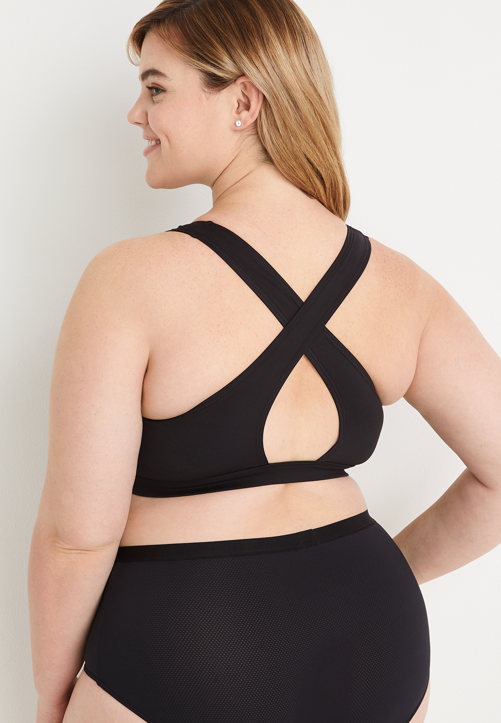 Active Keyhole Back Bralette, C106, large