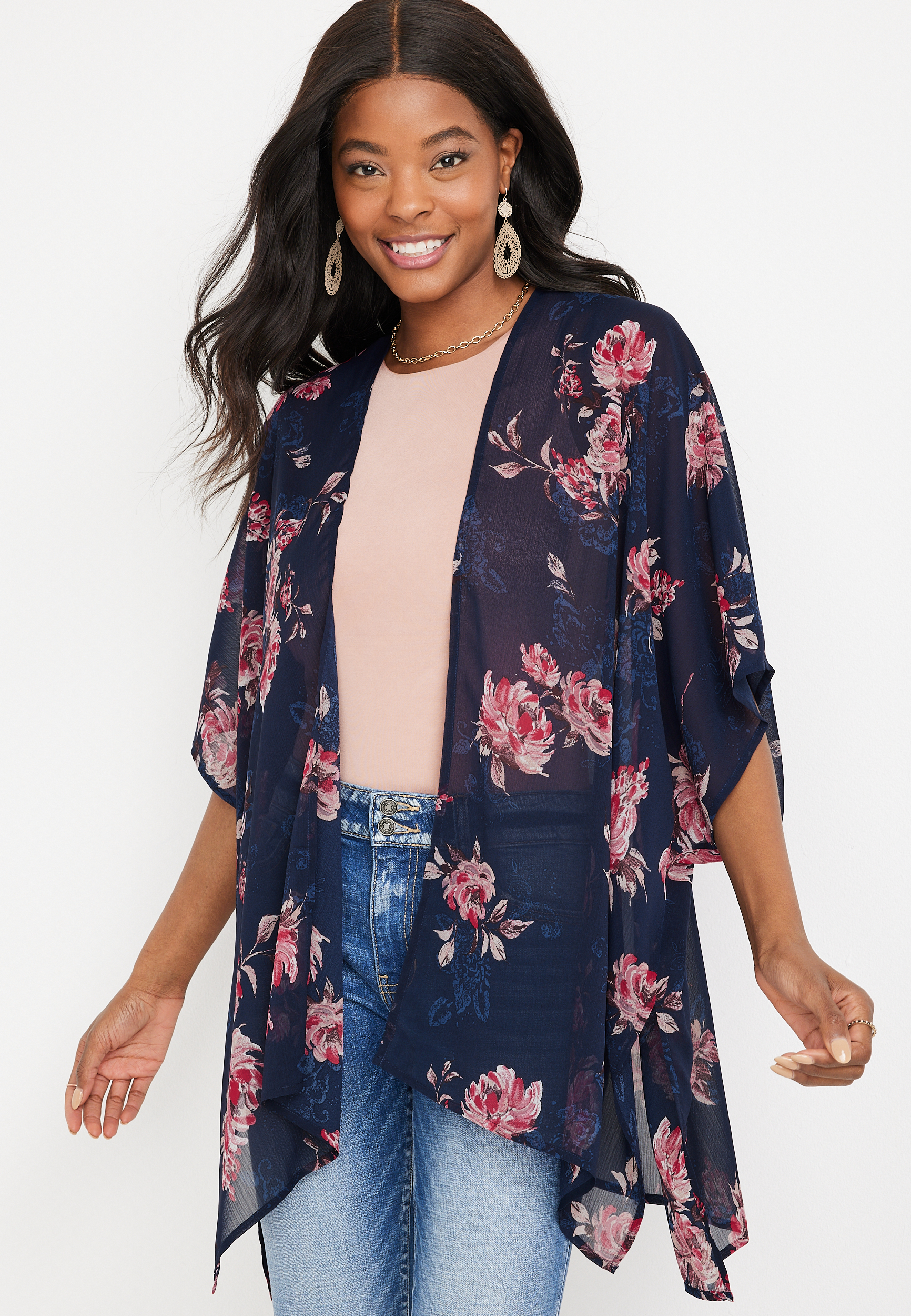 Ladies Cardigan Maurices Floral Cardigan Plus Size Cute Cardigans