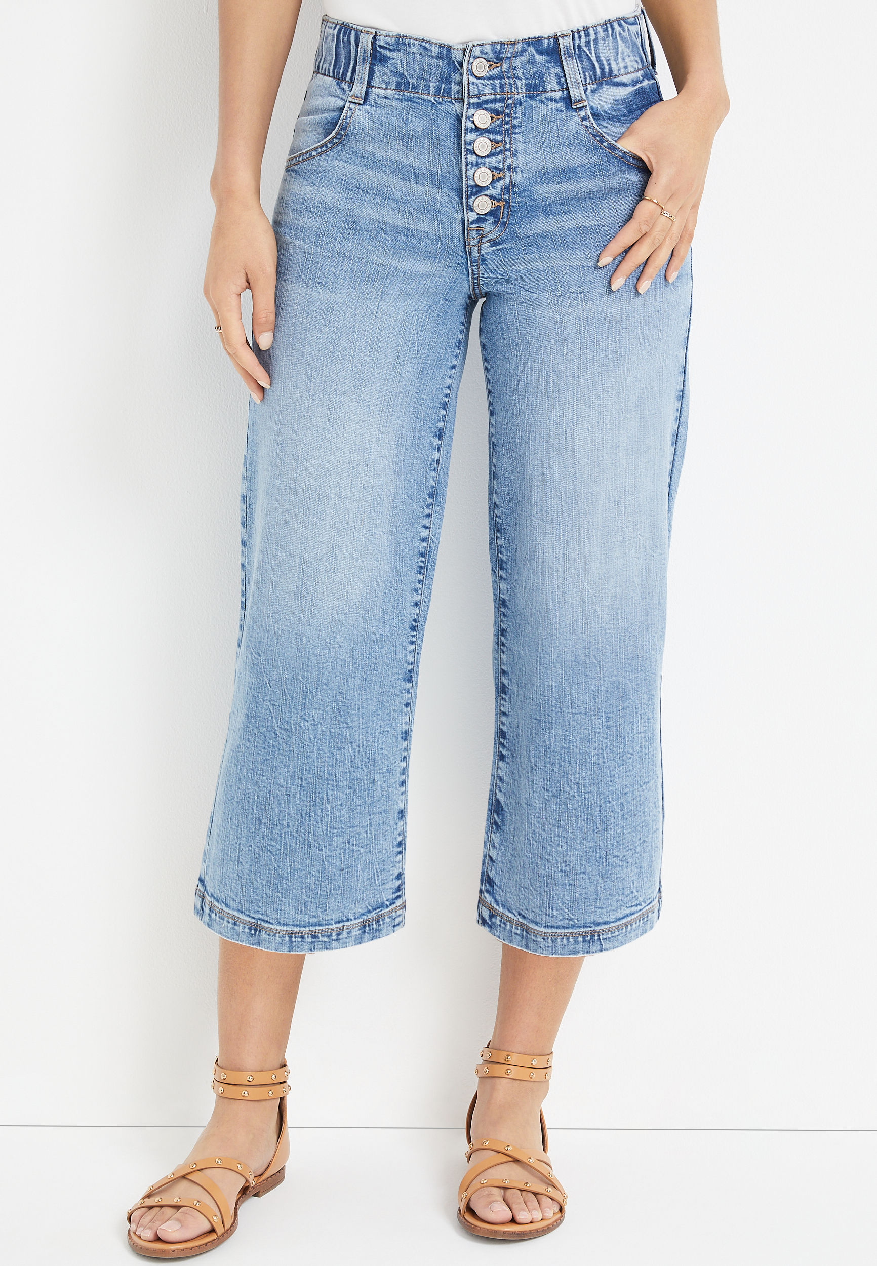 cropped jeans womens