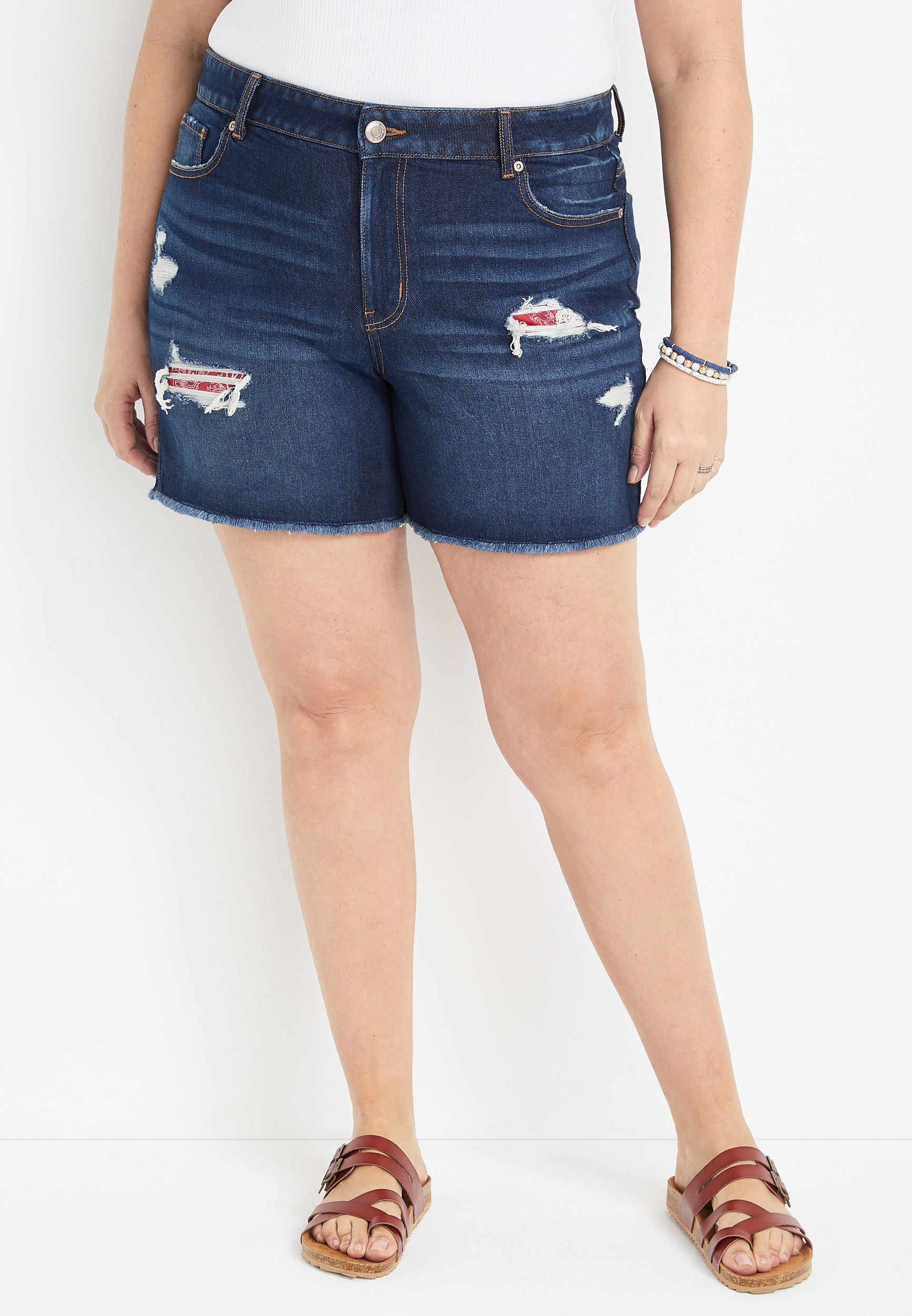 Lolli KanCan Print Denim Short – Lauriebelles