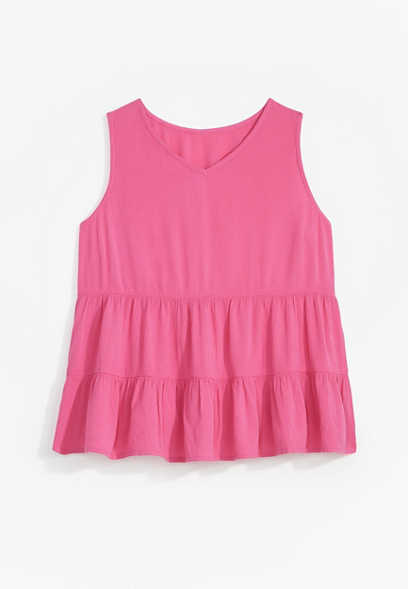 Girls Tiered Tank Top