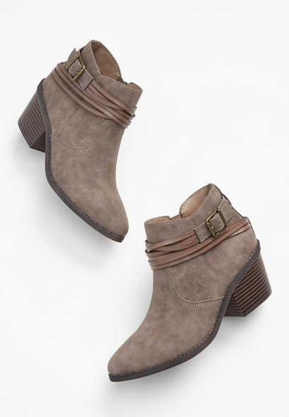Emily Strappy Belt Ankle Boot