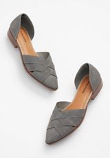 Tori D'Orsay Woven Flat, C829, small