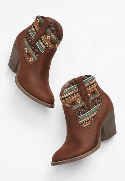 Eva Western Ankle Boot