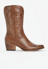 Estelle Tall Cowboy Boot, COGNAC, small