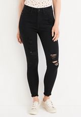 Judy Blue&reg; Skinny High Rise Ripped Jean, C106, small