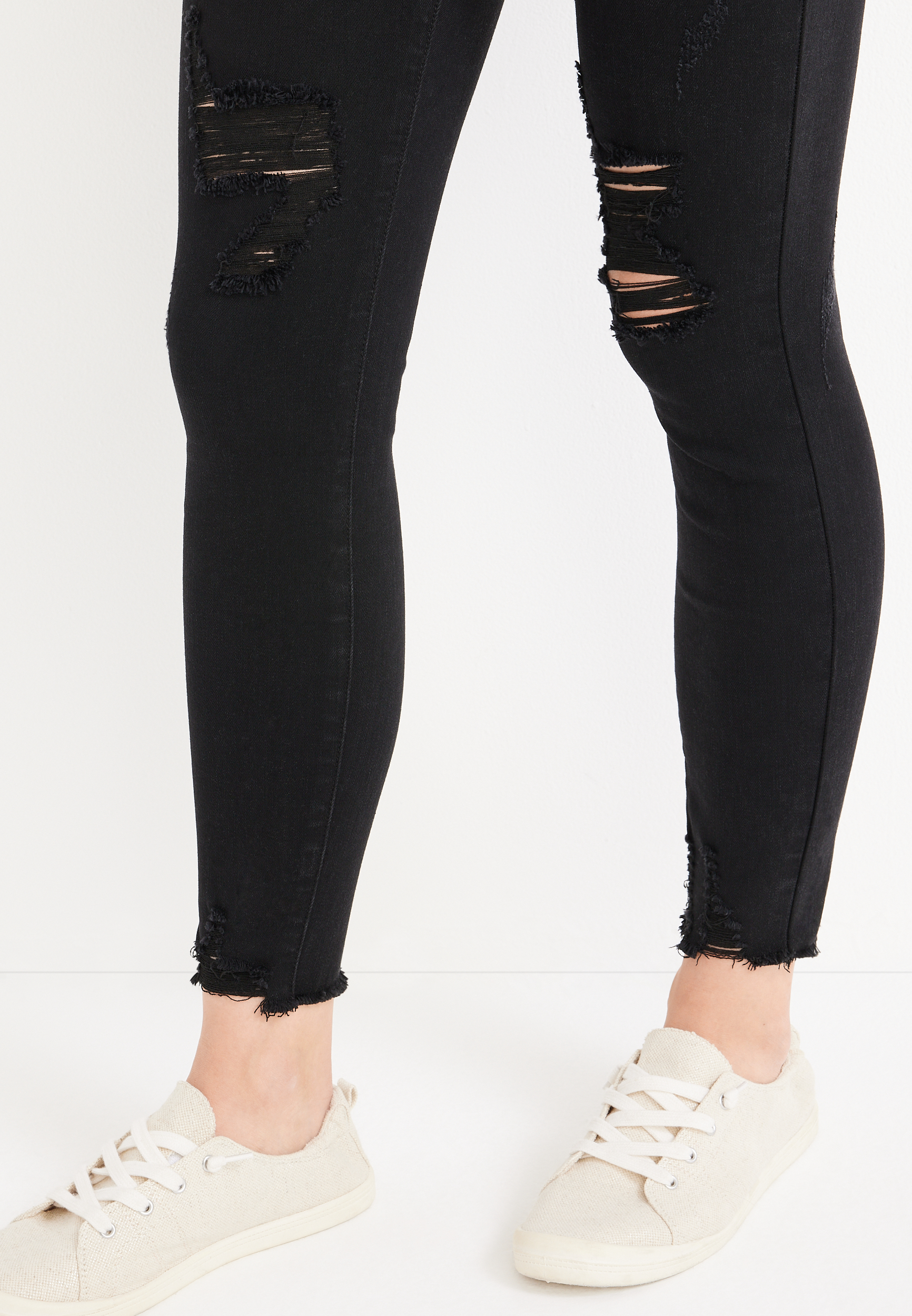 Judy Blue&reg; Skinny High Rise Ripped Jean, C106, large